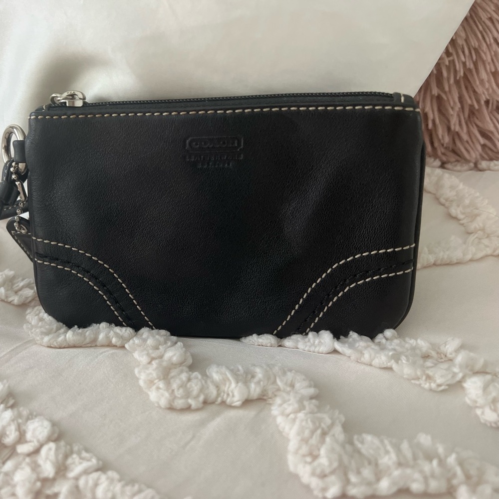 Coach Leather Wristlet